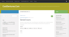 Desktop Screenshot of costdentures.com